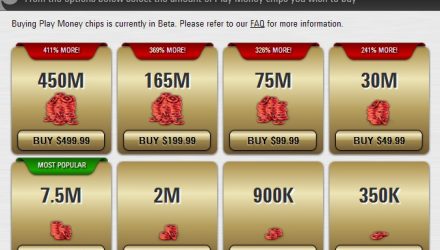 PlayMoney: игра на условные деньги в ПокерСтарс